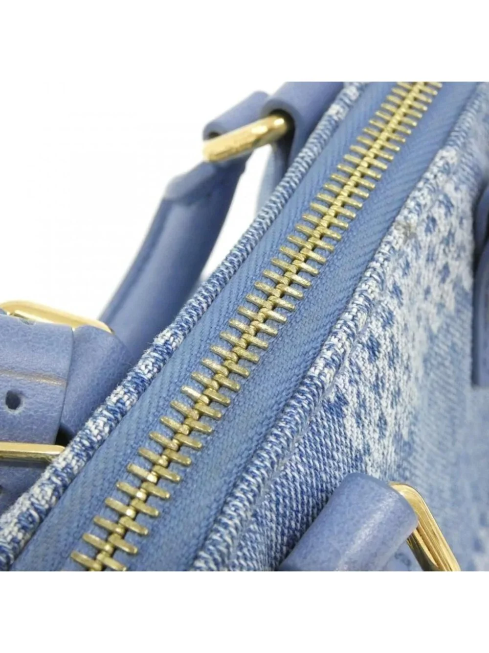 Louis Vuitton Damier Denim Speedy Bandouliere 18